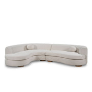 Classic Home Concord stationary sectional sofa with plush cushions and modern design, shown in a spacious living room setting.