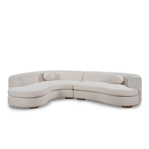 Classic Home Concord stationary sectional sofa with plush cushions and modern design, shown in a spacious living room setting.