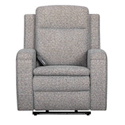 Parker Living Armstrong power massage recliner with heat, massage functions, and auto-glide feature in a modern living room.
