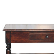 Turned Legs Drawer Table - R&R Furniture Gallery (Fountain Valley, CA)