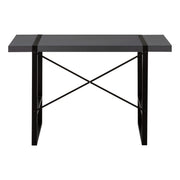 Computer Desk For Home Office, Laptop, Modern Convenient Design - Gray - R&R Furniture Gallery (Fountain Valley, CA)