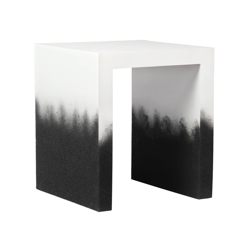 Matra - End Table - Black And White - R&R Furniture Gallery (Fountain Valley, CA)