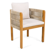 Outdoor Dining Chairs With Mix Rope Handles (Set of 2) - R&R Furniture Gallery (Fountain Valley, CA)