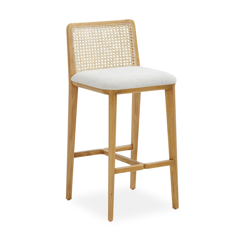 Gerri - Counter Stool - Cream / Natural - R&R Furniture Gallery (Fountain Valley, CA)