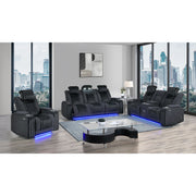 Duran - Power Reclining Sofa With Power Headrest - R&R Furniture Gallery (Fountain Valley, CA)