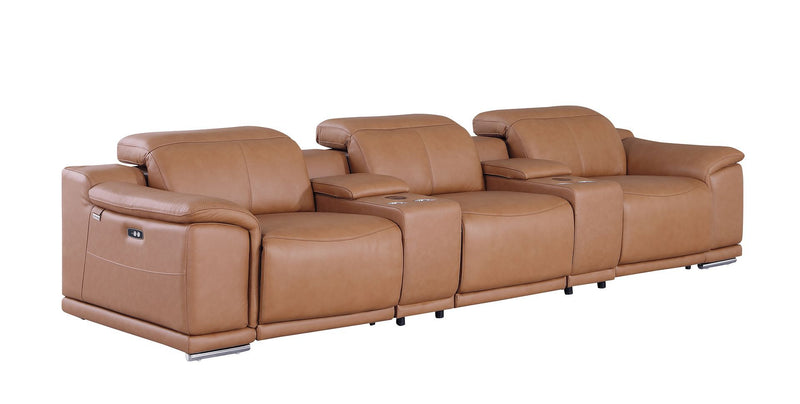 9762 - 8-Piece Modular Power Reclining Sofa And Console Loveseat Set With