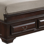 Elegant LaVita storage bed by Glory Furniture featuring a transitional design with built-in storage drawers and a stylish headboard.