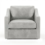 Classic Home Kipton swivel chair with a cushioned seat, wooden legs, and a modern design suitable for living rooms or offices.