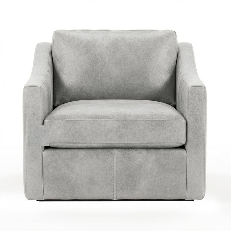Classic Home Kipton swivel chair with a cushioned seat, wooden legs, and a modern design suitable for living rooms or offices.