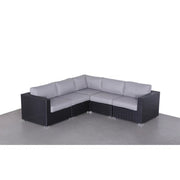 Luxurious Wicker Patio Sectional With Weather Resistant Sunbrella Cushions - R&R Furniture Gallery (Fountain Valley, CA)