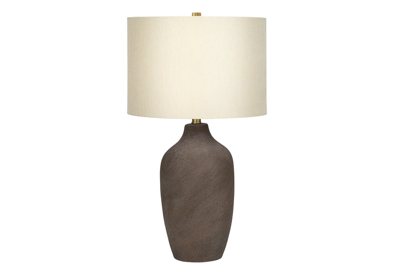 Lighting, Table Lamp, Ceramic, Resin, Contemporary - Gray - R&R Furniture Gallery (Fountain Valley, CA)