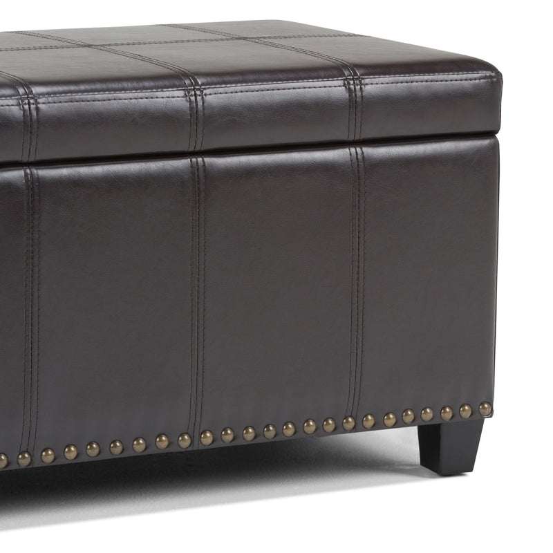 Amelia - Transitional Storage Ottoman Bench - R&R Furniture Gallery (Fountain Valley, CA)