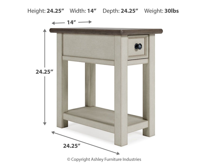 Bolanburg - Chair Side End Table - R&R Furniture Gallery (Fountain Valley, CA)