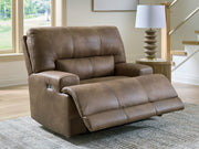 Beckley Place - Power Recliner With Adjustable Headrest - Earth - R&R Furniture Gallery (Fountain Valley, CA)