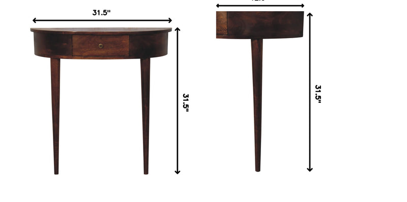 Backless Mounted Console - Brown - R&R Furniture Gallery (Fountain Valley, CA)