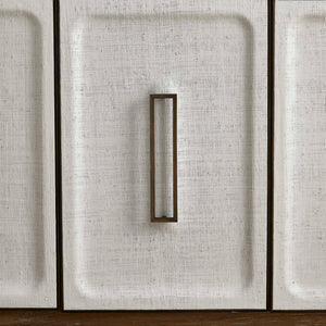 Linen 3 Door Cabinet - White