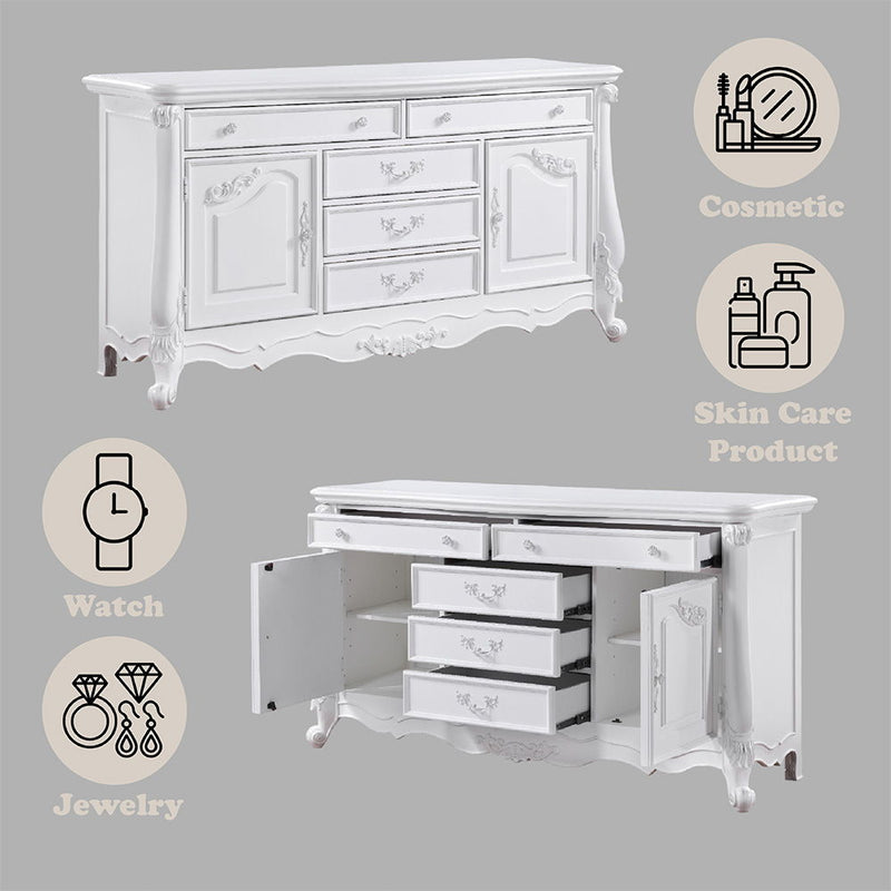 Latisha - Dresser - White - R&R Furniture Gallery (Fountain Valley, CA)
