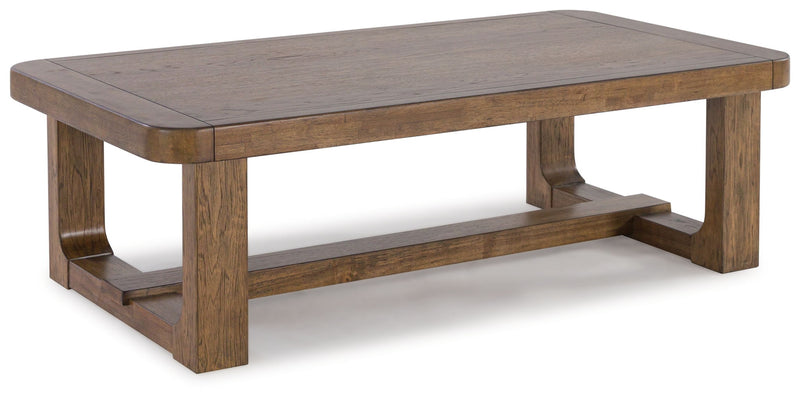 Cabalynn - Rectangular Cocktail Table - Light Brown - R&R Furniture Gallery (Fountain Valley, CA)