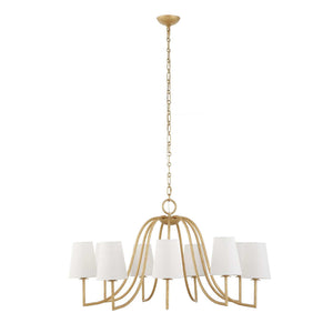 Seville - 9 Light Chandelier - Gold