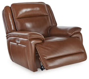 Healy Pier - Power Recliner / Adj Headrest - Chocolate - R&R Furniture Gallery (Fountain Valley, CA)