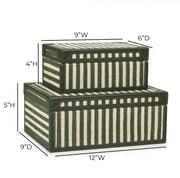 Kora - Cotton Jute Jewelry Box Set - R&R Furniture Gallery (Fountain Valley, CA)