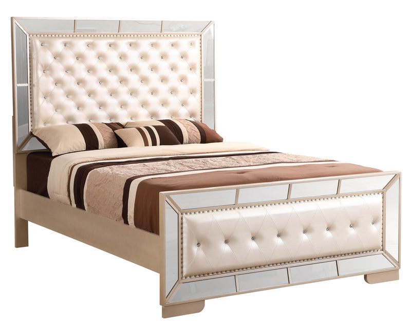 Stylish Contemporary Bed With Minimalist Design - R&R Furniture Gallery (Fountain Valley, CA)