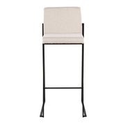 Lumi Source Fuji contemporary high back barstool with elegant design, showcasing a modern stool set with sleek, stylish seating.