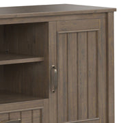 Lev - TV Media Stand - Smoky Brown - R&R Furniture Gallery (Fountain Valley, CA)