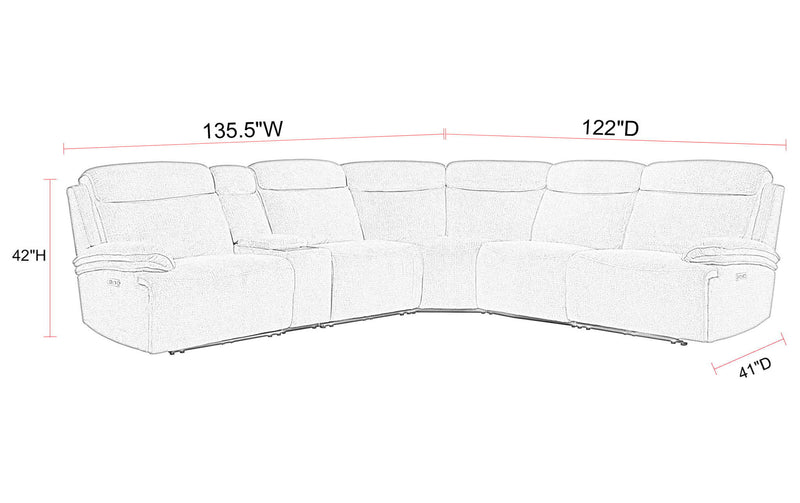 Alpine - Sectional - R&R Furniture Gallery (Fountain Valley, CA)