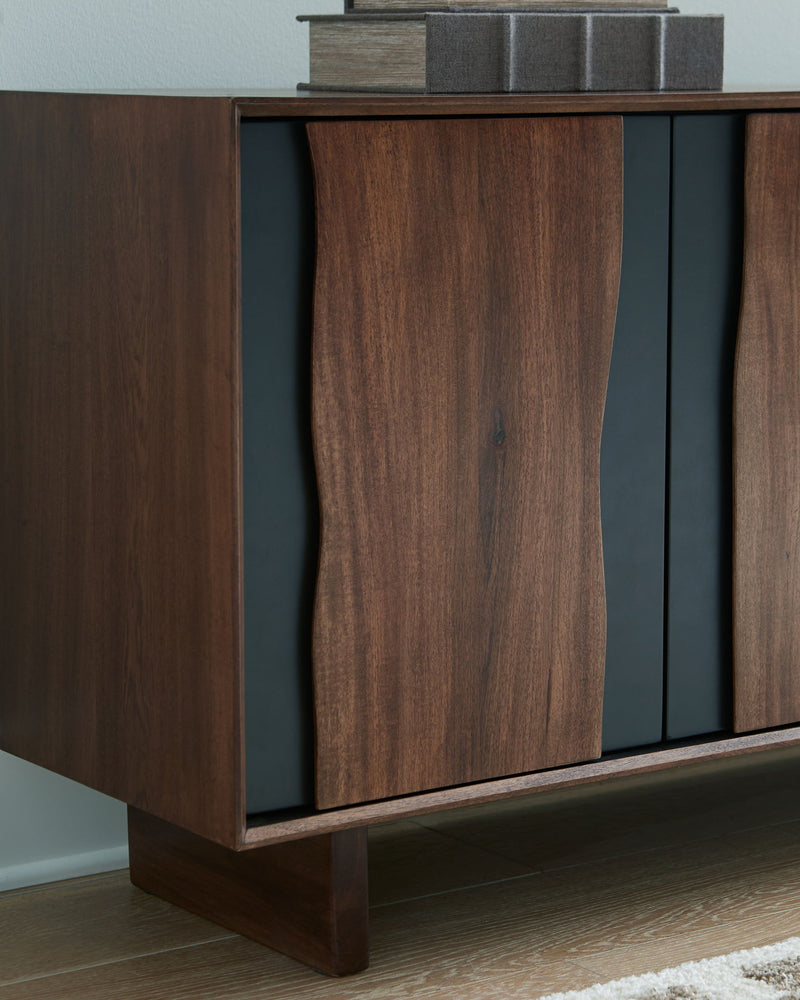 Welby - Accent Cabinet - Brown / Charcoal - R&R Furniture Gallery (Fountain Valley, CA)