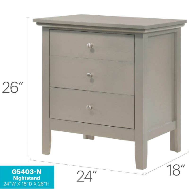 3 Drawer Nightstand & Dove Tailed Drawers - R&R Furniture Gallery (Fountain Valley, CA)