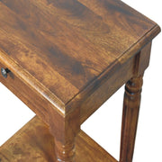 Turned Legs Drawer Table - R&R Furniture Gallery (Fountain Valley, CA)
