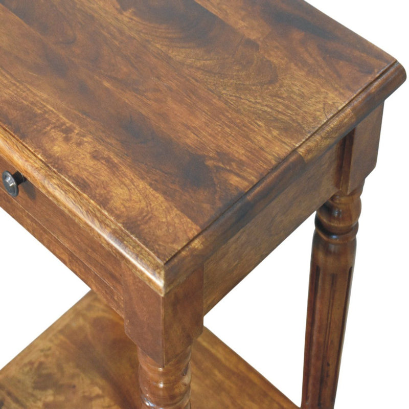 Turned Legs Drawer Table - R&R Furniture Gallery (Fountain Valley, CA)