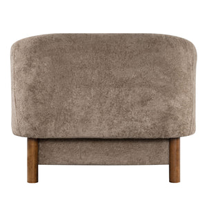 Modern Accent Chair With Recessed Arms And Tight Back
