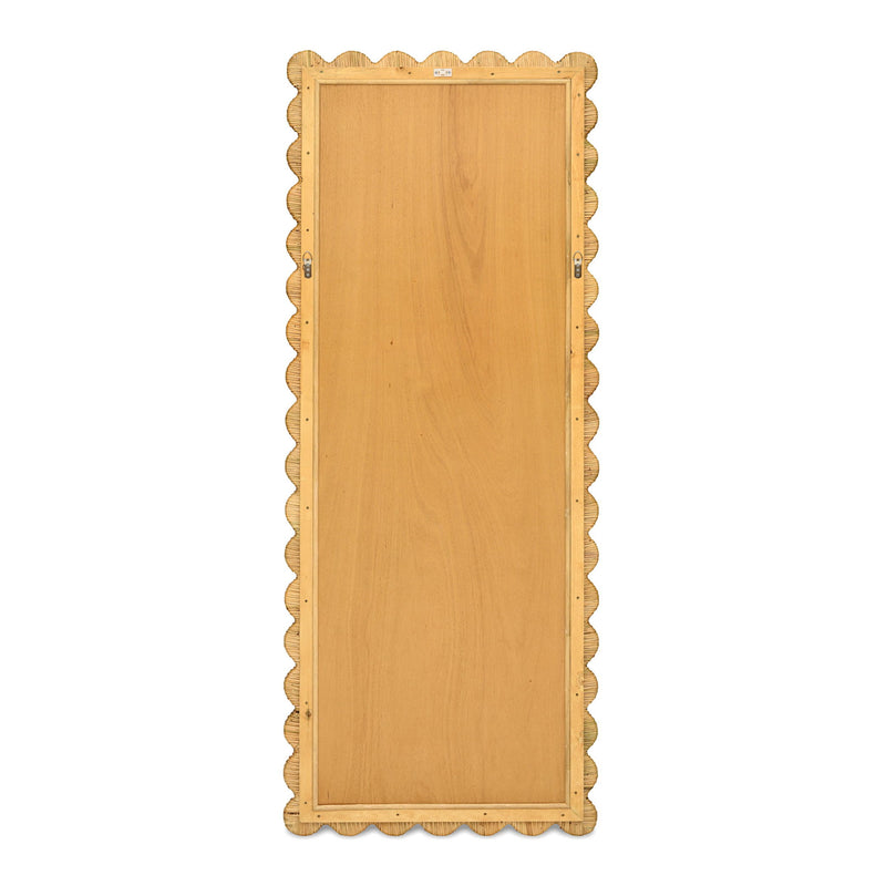 Bama - Rattan Long Wall Mirror - Natural - R&R Furniture Gallery (Fountain Valley, CA)