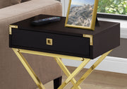 Accent Side Table, Storage Drawer, Stylish Design Contemporary & Modern - R&R Furniture Gallery (Fountain Valley, CA)