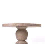 Natural Cake Stand - Travertine - R&R Furniture Gallery (Fountain Valley, CA)