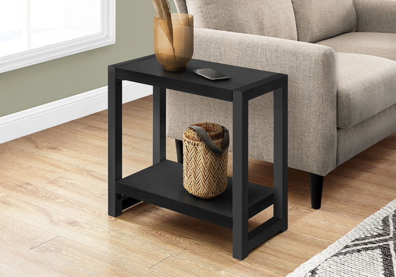 Accent Side Table, Narrow, Small, 2 Tier, Contemporary And Modern - R&R Furniture Gallery (Fountain Valley, CA)