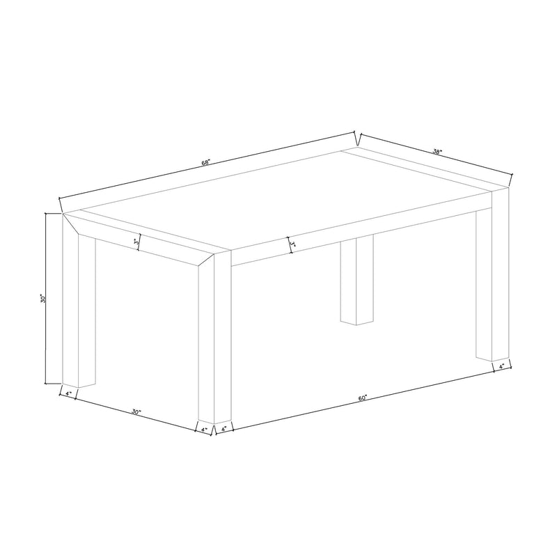 Dahiris - Dining Table - Black - R&R Furniture Gallery (Fountain Valley, CA)