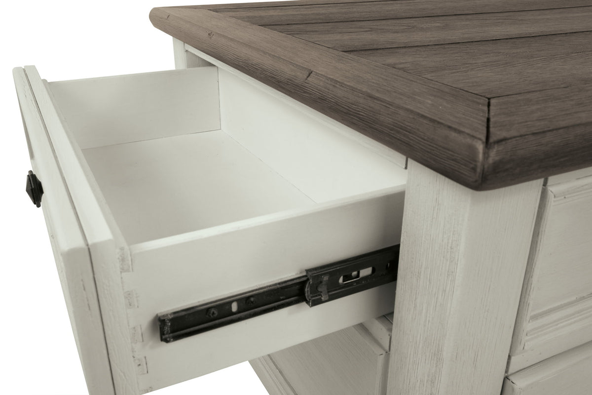 Bolanburg - Lift Top Cocktail Table - White / Brown / Beige - R&R Furniture Gallery (Fountain Valley, CA)