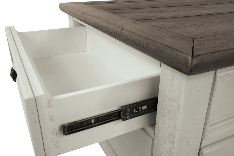 Bolanburg - Lift Top Cocktail Table - White / Brown / Beige - R&R Furniture Gallery (Fountain Valley, CA)