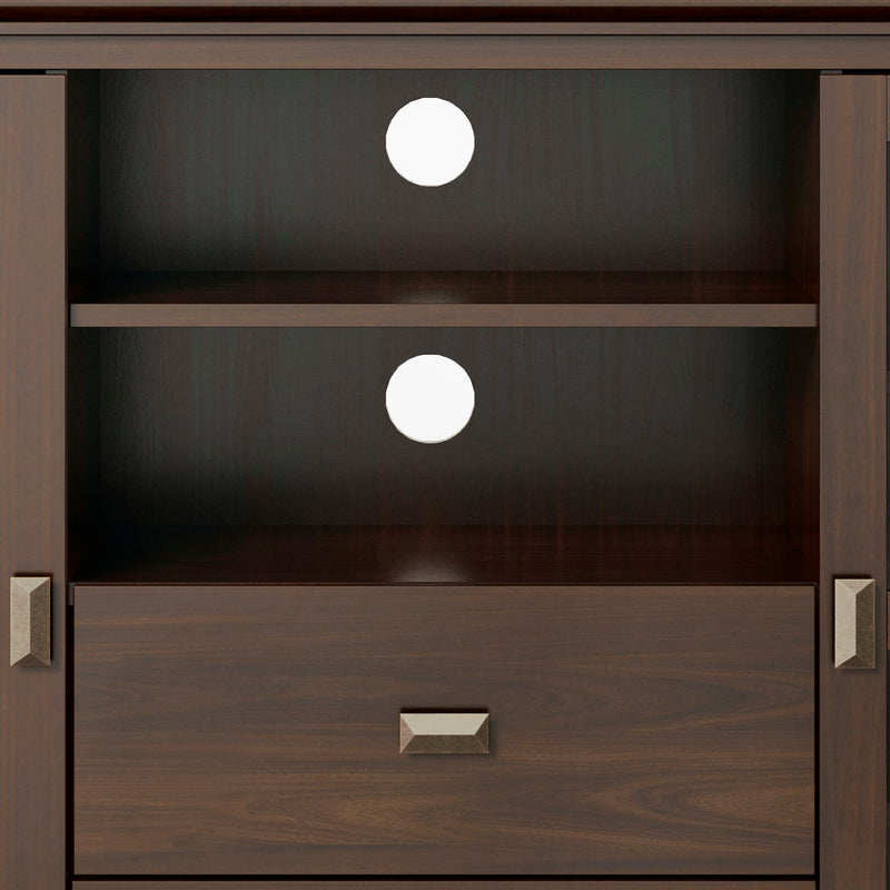 Artisan - Handcrafted Tall TV Media Stand - R&R Furniture Gallery (Fountain Valley, CA)