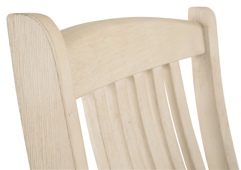 Set of two Bolanburg brown and beige dining UPH side chairs with rake back design from Signature Design by Ashley.