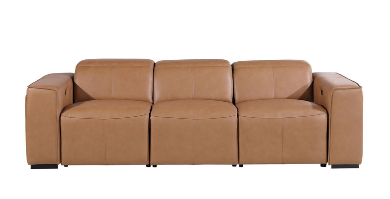 1224 - 5-Piece Modular Power Reclining Sofa And Loveseat Set In With 4 Power Recliners & Power Headrests
