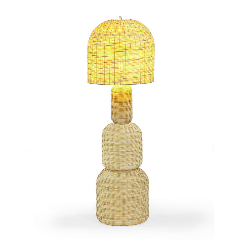 Kootu - Rattan Floor Lamp - Natural - R&R Furniture Gallery (Fountain Valley, CA)