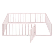 Metal Floor Bed Frame With Fence And Door - R&R Furniture Gallery (Fountain Valley, CA)