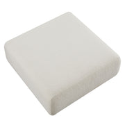 Hangover - Boucle Ottoman - Cream - R&R Furniture Gallery (Fountain Valley, CA)