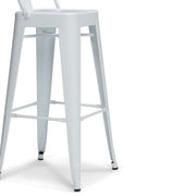 Rayne - Curved Back Metal Stool (Set of 2) - R&R Furniture Gallery (Fountain Valley, CA)