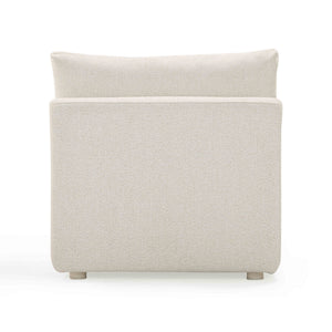 Hangover - Outdoor Modular Armless Chair - Cream - R&R Furniture Gallery (Fountain Valley, CA)