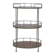 Round Butler Tray Table - Chestnut - R&R Furniture Gallery (Fountain Valley, CA)